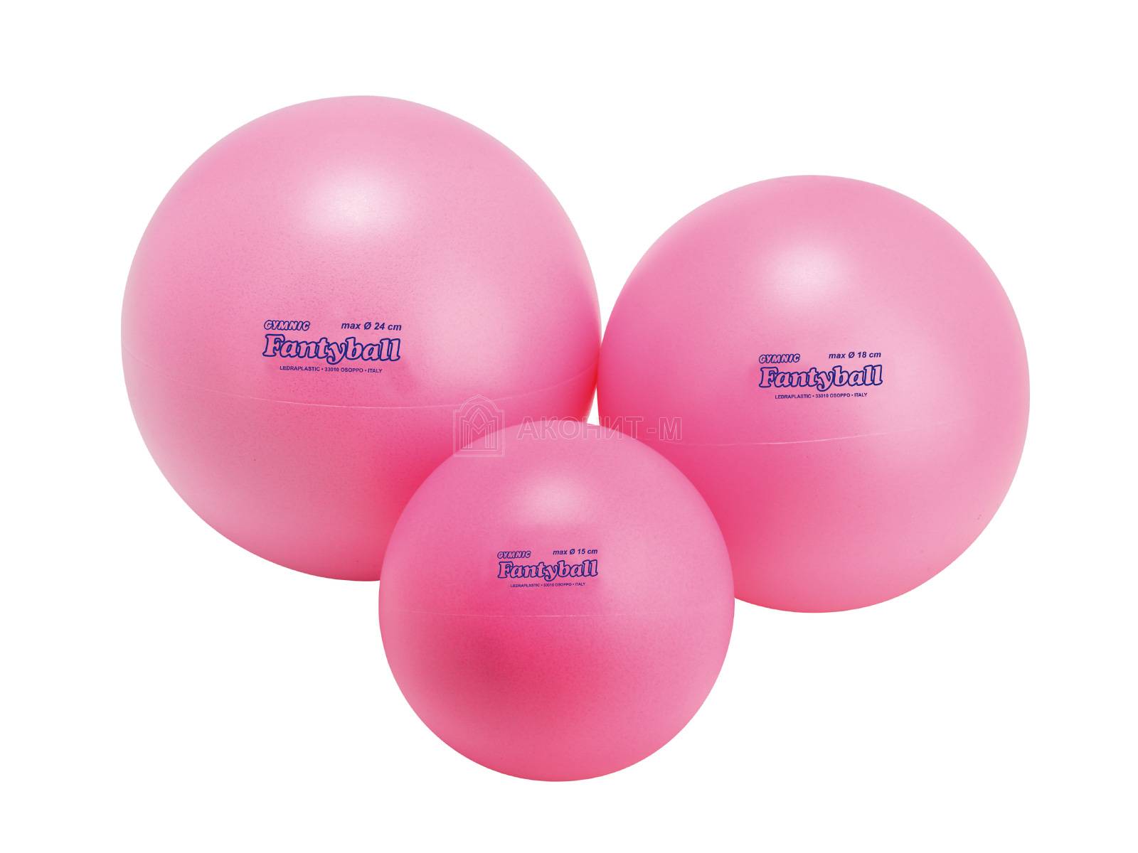 Мяч игровой для фитнеса "Фантбол", диам. 15 см, розовый