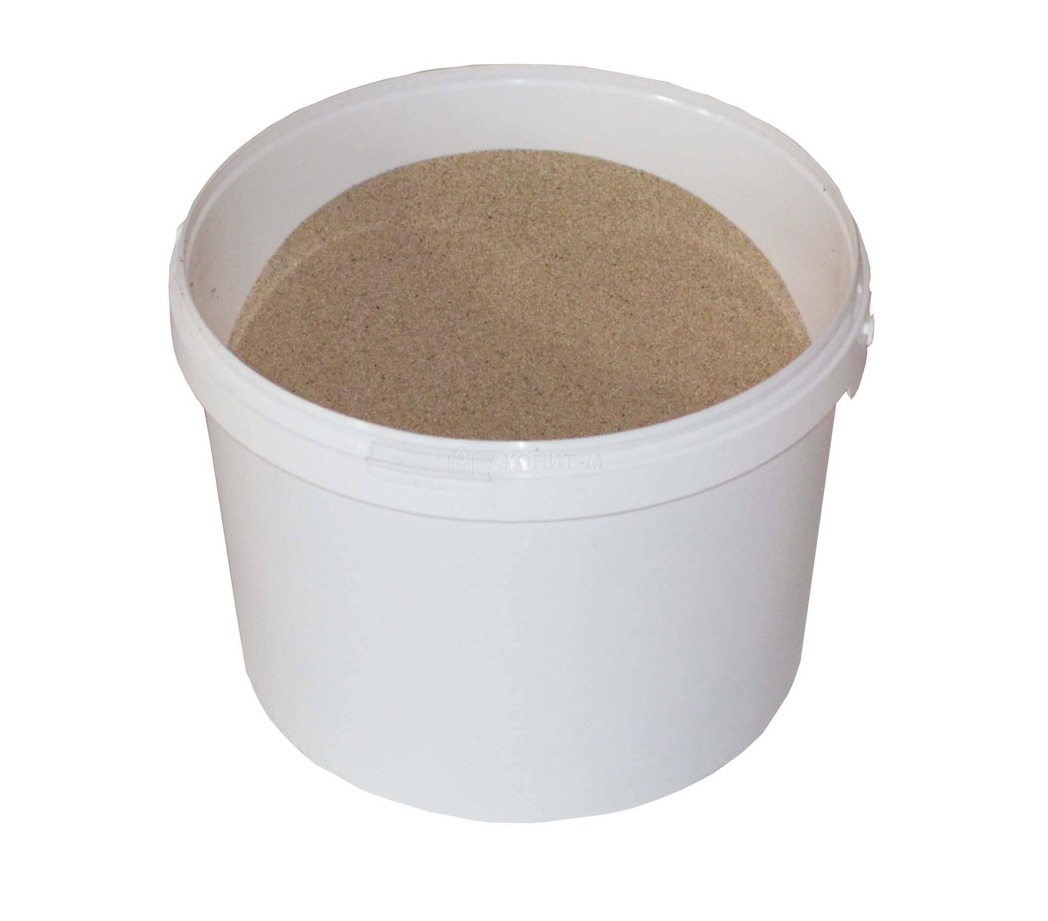 Песок кварцевый 12,5 кг в ведре
