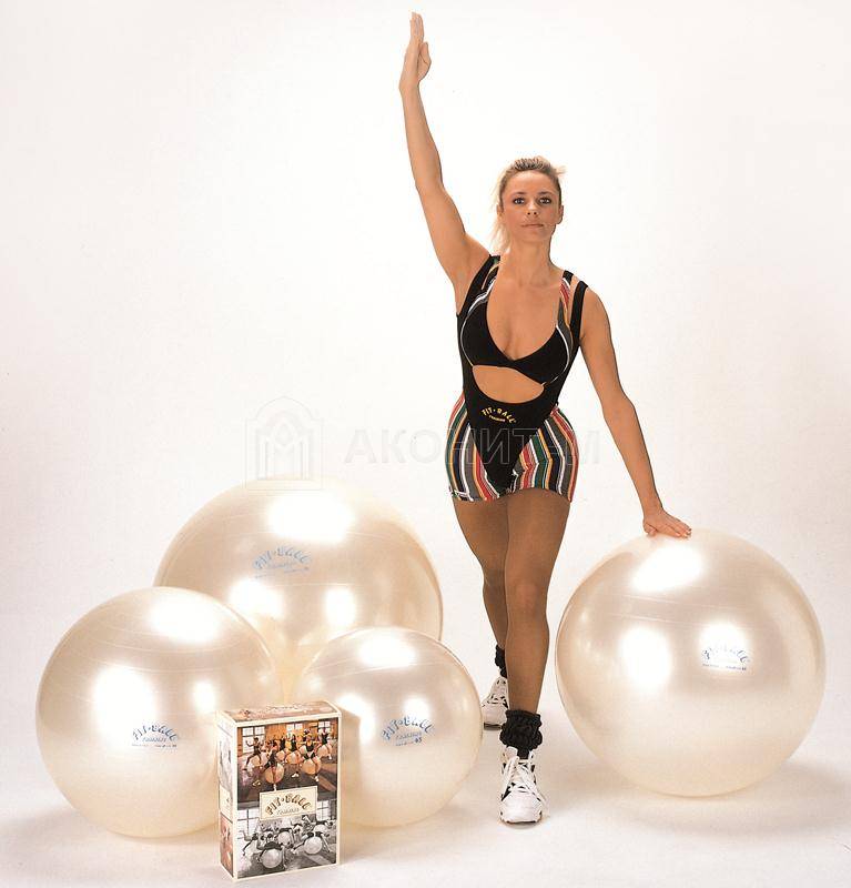Мяч гимнастический для фитнеса (фитбол) классический, диам. 75 см