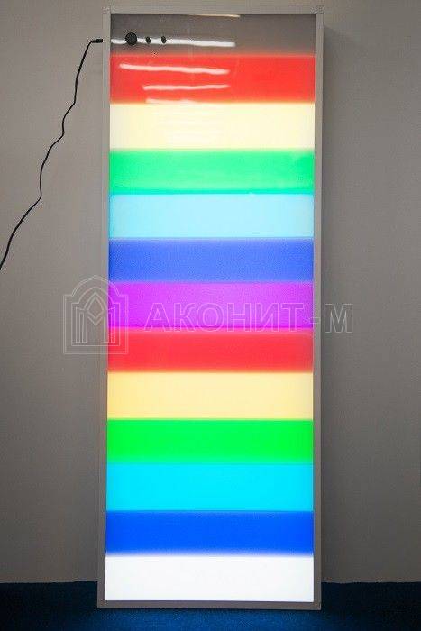 Интерактивная светозвуковая панель “Лестница света” , 9 ячеек