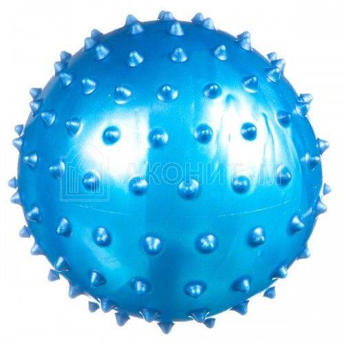 Мяч массажный (D. 30 см, голубой)