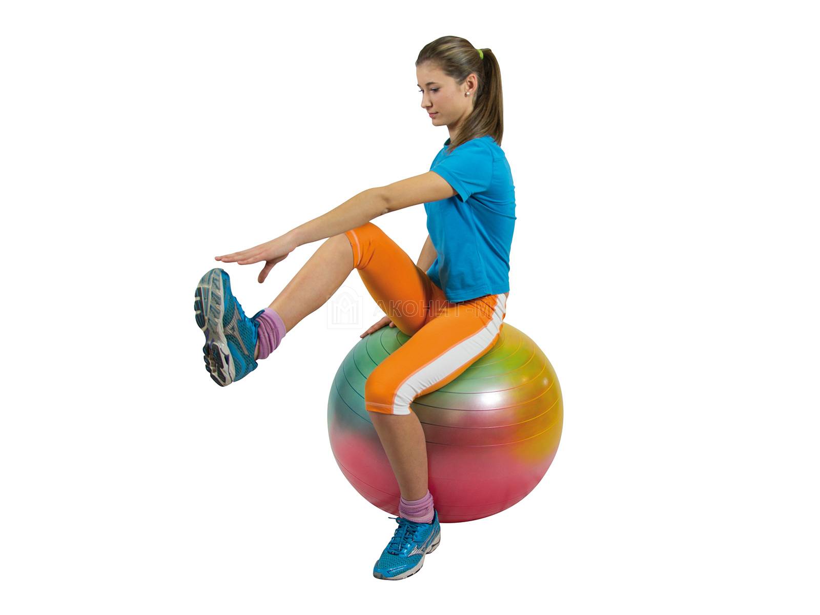 Мяч гимнастический для фитнеса "Арт" диам. 65 см