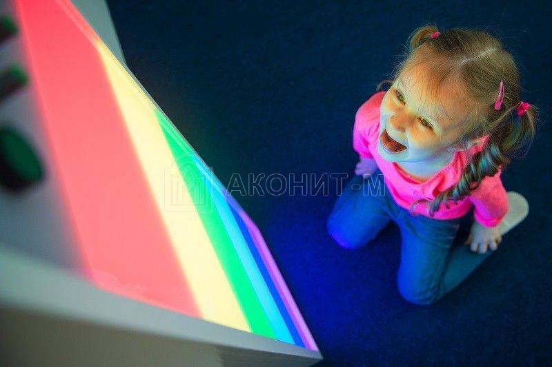Интерактивная светозвуковая панель “Лестница света” , 9 ячеек