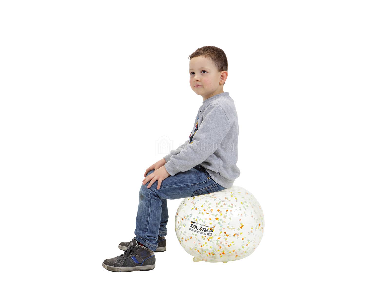 Мяч-стул детский прозрачный (диам.35 см)
