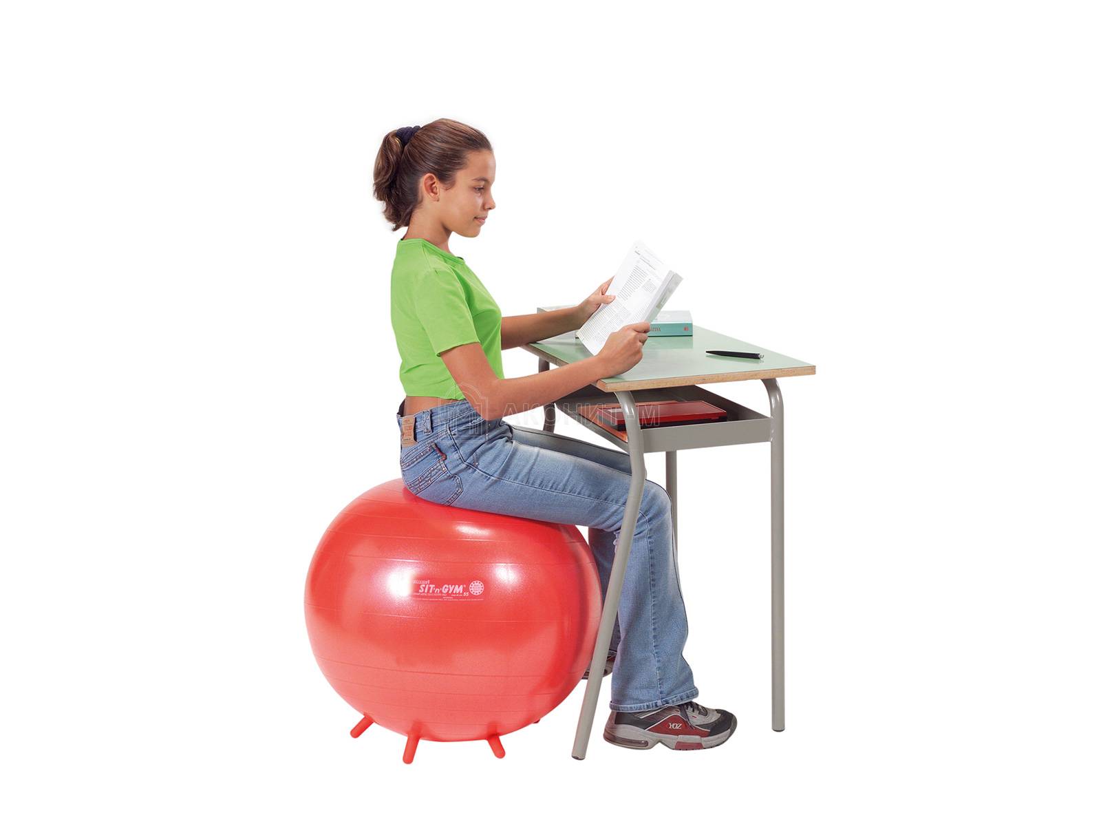 Мяч-стул диам. 55 см, красный