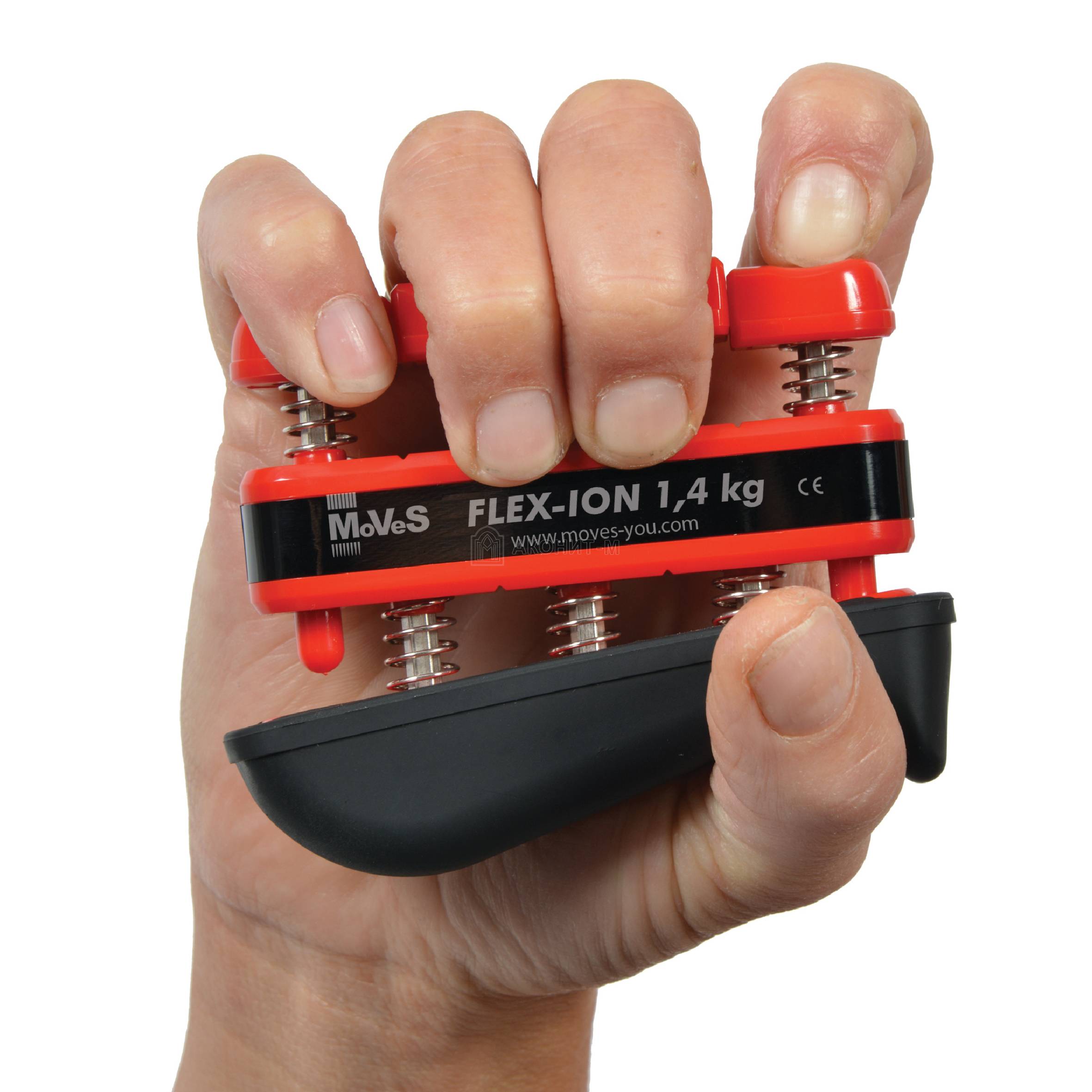 Эспандер для каждого пальца MoVeS - средняя нагрузка - 1,4 кг на палец