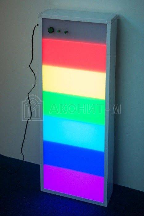 Интерактивная светозвуковая панель “Лестница света” , 6 ячеек