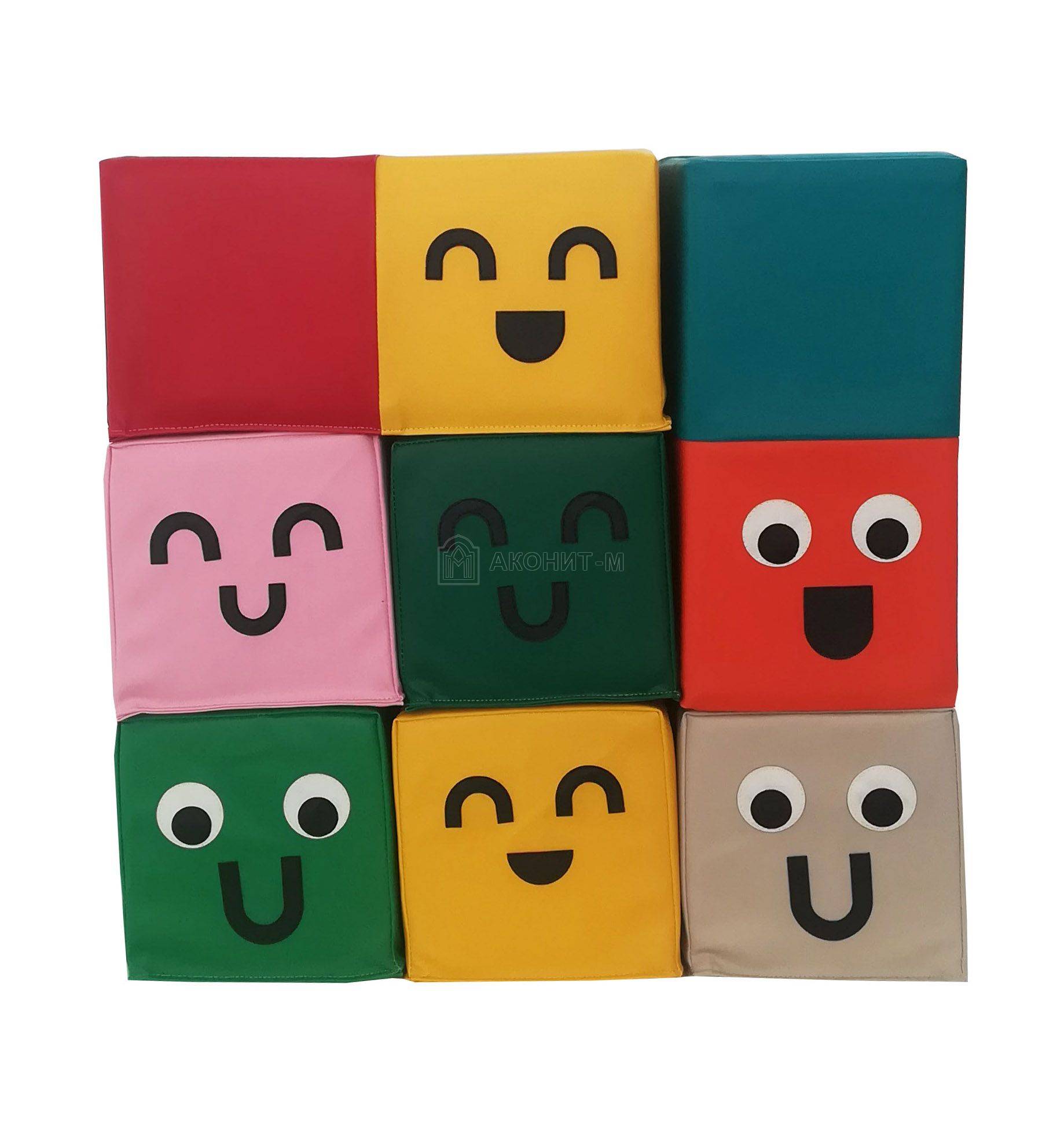 Модульный набор "Разноцветные кубики" 13 модулей
