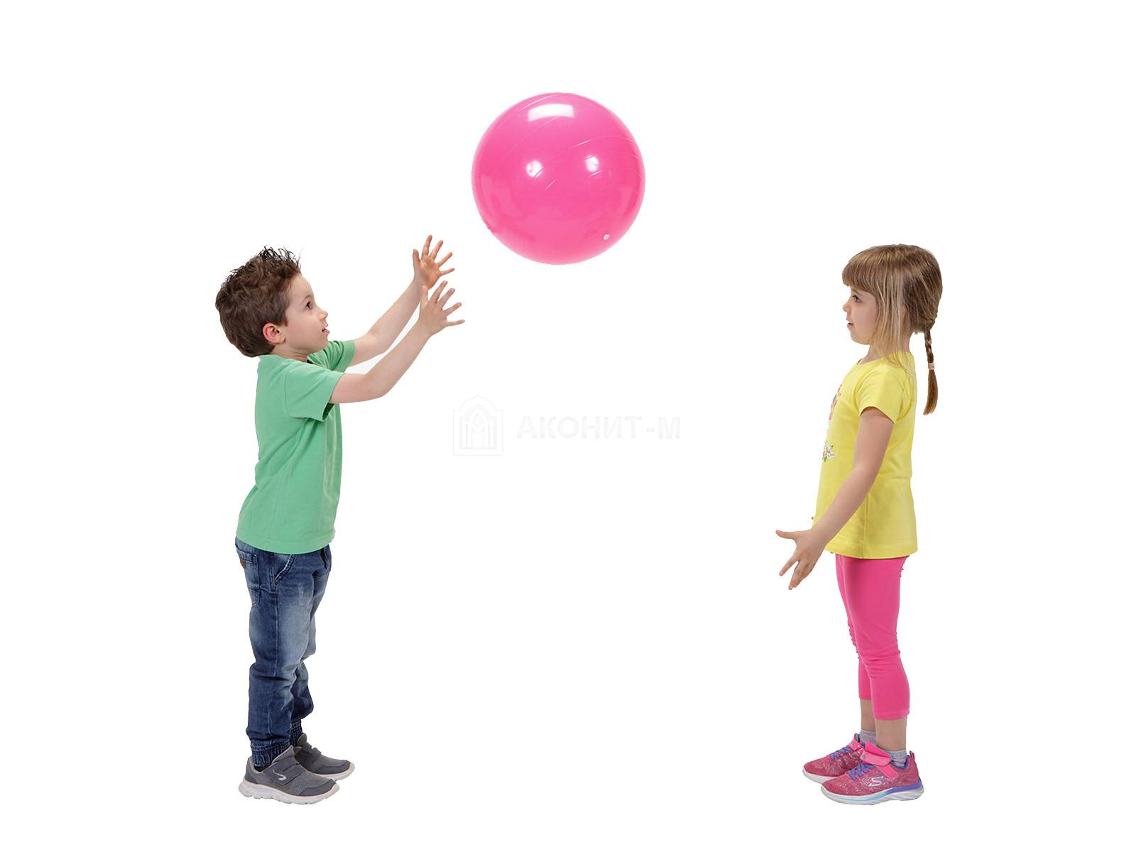 Мяч детский гимнастический для фитнеса (фитбол), диам. 30 см