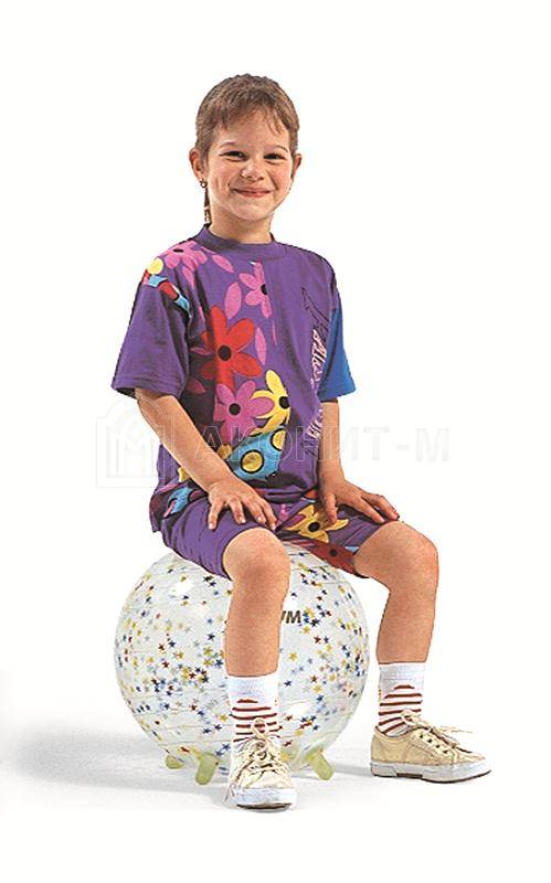 Мяч-стул детский прозрачный (диам.35 см)